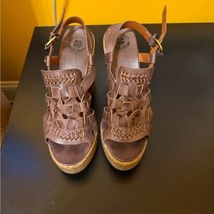 Lucky Brand Brown Woven Women's Sandals